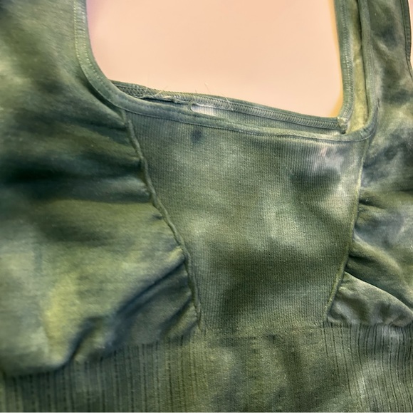 FREE PEOPLE Good Karma Square neck Bra Tye Dye - Picture 5 of 7
